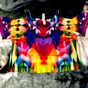 Colorful crop top